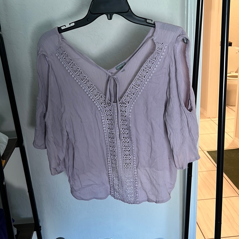Purple blouse